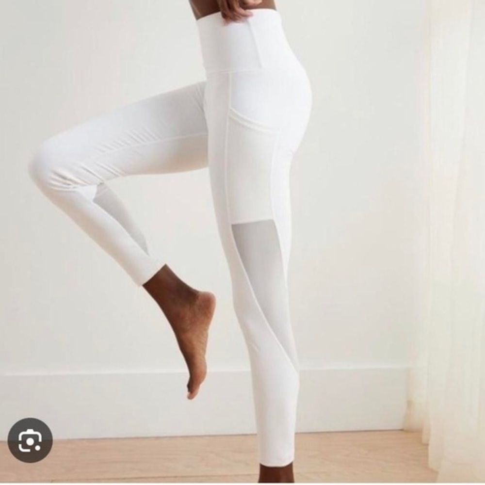 OFFLINE by Aerie Goals 7/8 leggings - white - Small